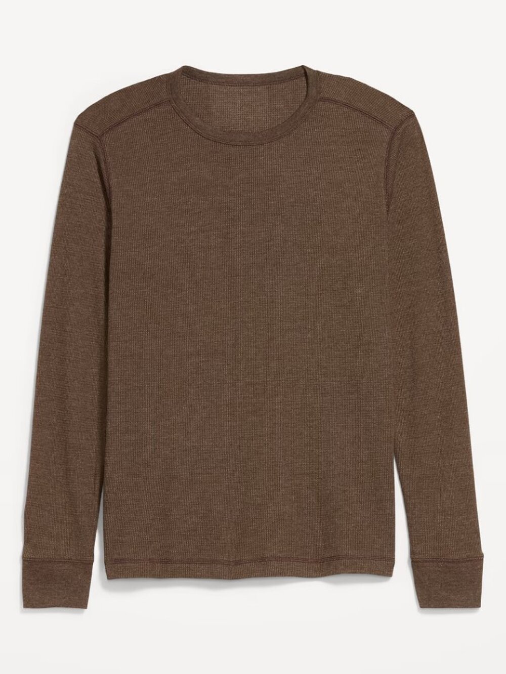 Old Navy Men's Large Brown Waffle Lightweight Crewneck shirt - New with Tags